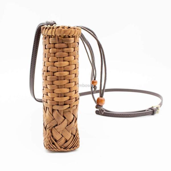 山葡萄かごバッグ ショルダーバッグ 網代編み 内布付き ハンドバッグ