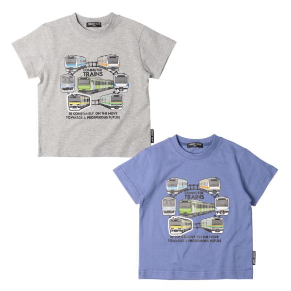 電車デザインTシャツ 9枚セット 110-130 hungry heart JR在来線電車プリント半袖Tシャツ 半袖 Tシャツ