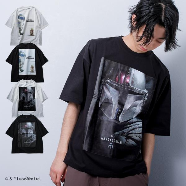 【夏物SALE】スター・ウォーズ マンダロリアン Tシャツトップス 半袖 ゆったり カットソー Star Wars アメコミ キッズ 子供服 お揃い