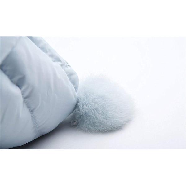 Famuka ダウン ロンパース 軽量 新生児 厚手 保温 カバーオール 手袋 靴下３点セットフード付き 外出服 長袖 防寒 Apaproduction Fr