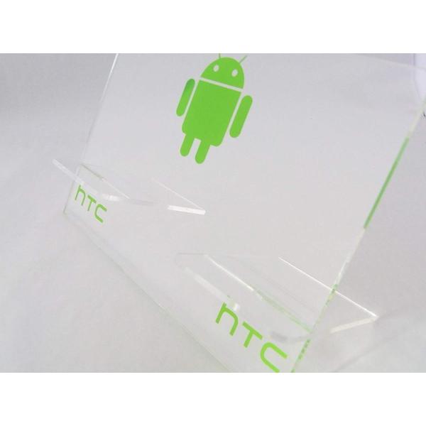 Iphone スタンド 展示用 透明タイプ ドロイドくん Htc 大 Andwaffles Com