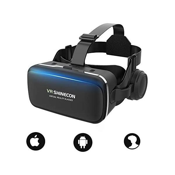 令和２年vrゴーグル Vrヘッドセット Vrヘッドマウントディスプレイ 高音質ヘッドホン付き ピント調節可 4 7 6 5インチスマホ対応 Sbx Ujn17v1ee004 Smile Box 通販 Yahoo ショッピング