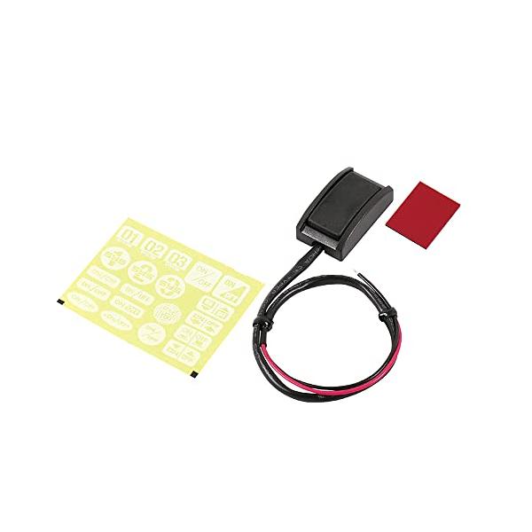 エーモンamon 貼り付けプッシュスイッチ ON-OFF DC12V・200mA 3223