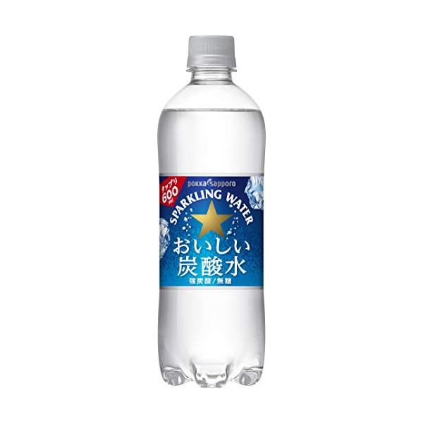 他サイト： サッポロ おいしい炭酸水 600ml ×24本の商品画像