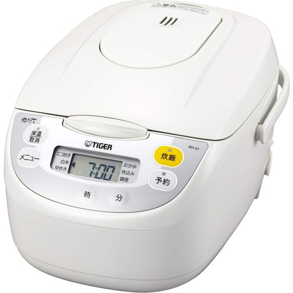【新品/未使用】タイガー炊飯器1升 炊きたてマイコンホワイト＊メルカリコジマ購入 炊きたて 炊飯器 一升炊き タイガー マイコン マイコン炊飯器 シンプル