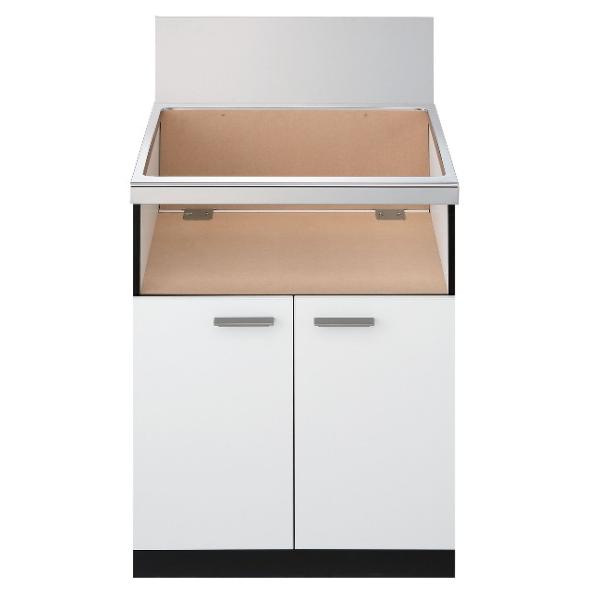 ノーリツ ビルトインコンロ 専用キャビネット 両開扉収納庫 ホワイト【NLA6031W】(※ハーマン LA6021W後継品)