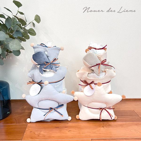 ■商品名：  Nouer des Liens(ヌエール ディ リアン) おむつケーキ （オムツケーキ）070■商品内容：おむつ ×30枚Nouer des Liens(ヌエール ディ リアン) スタイ ×1枚Nouer des Liens(...