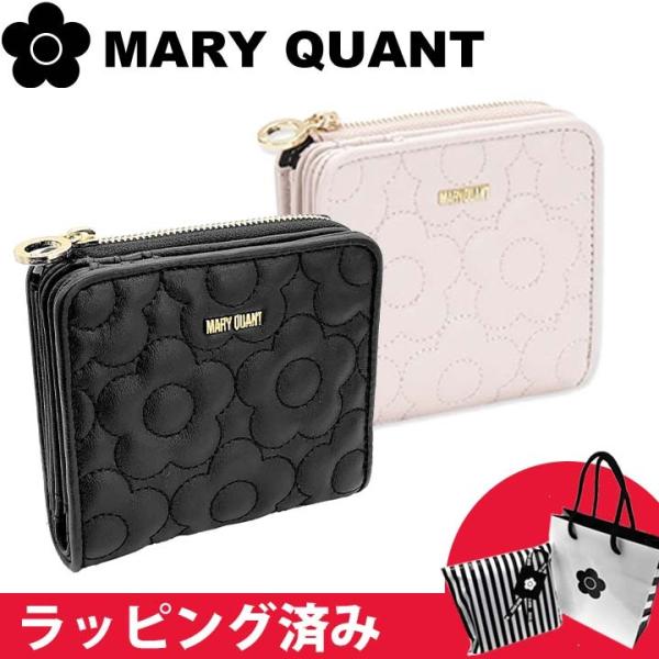 マリークワント マリクワ 財布 二つ折り財布 Lウォレット キルトフォームデイジー ギフト レディース MARY QUANT