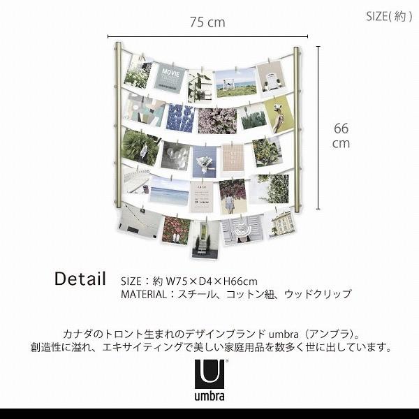 Umbra（アンブラ） ハンギット フォトディスプレイ マットブラス
