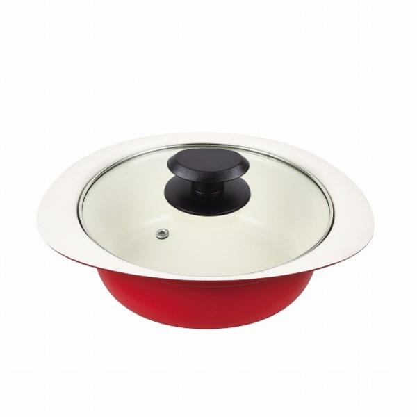 CORELLE（コレール） スマイルポット セラミック加工IH対応ガラス蓋付