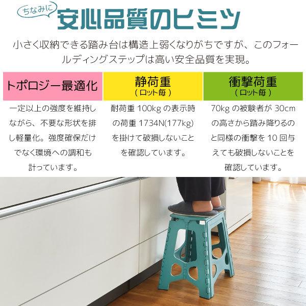 フォールディングステップ 39cm フォールディング ステップ 踏み台 脚立 折り畳み コンパクト 収納 軽量 持ち手 かわいい おしゃれ ビビット カラフル 住マイル 通販 Yahoo ショッピング