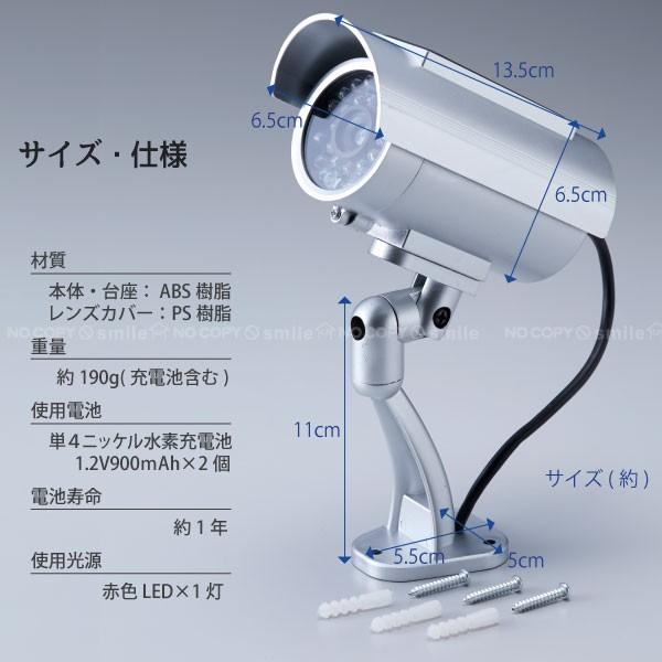 ソーラー充電式防犯カメラ ソーラー充電式 防犯ダミーカメラライト ヒロ・コーポレーション