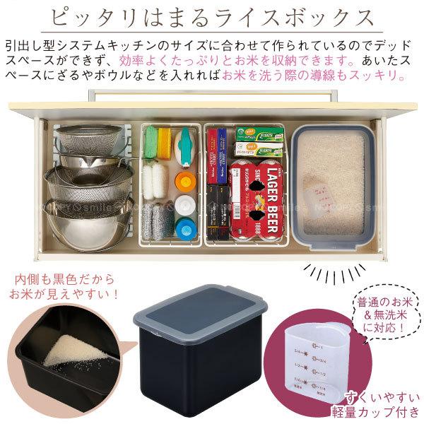 ベルカ（Belca） システムキッチン用 ライスボックス6 BRB-6BKN / ソロ