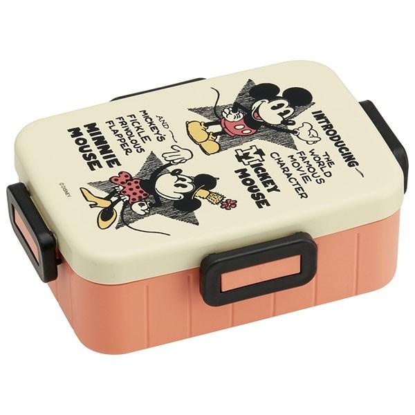 ミッキー ミニー 弁当箱 1段 4点ロックランチボックス 650ml ビンテージコミックmk 住マイル 通販 Yahoo ショッピング