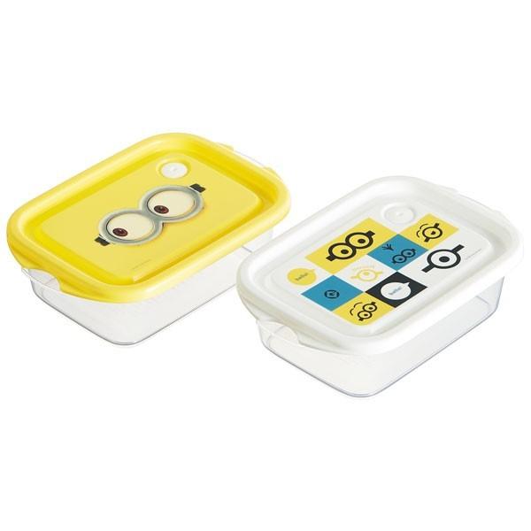 ミニオンズ お弁当箱 / シールボックスM 2P 500ml ミニオンズ フェイス 