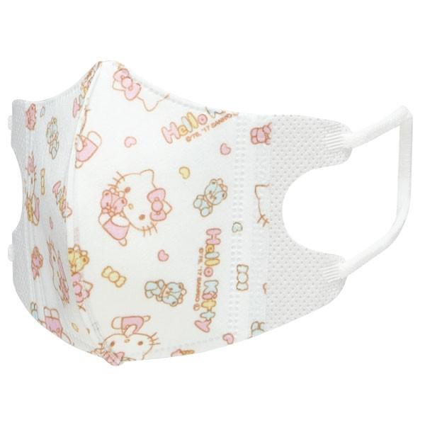 sanrio（サンリオ） 子供 立体マスク S ハローキティ 2〜3才用 5枚入り