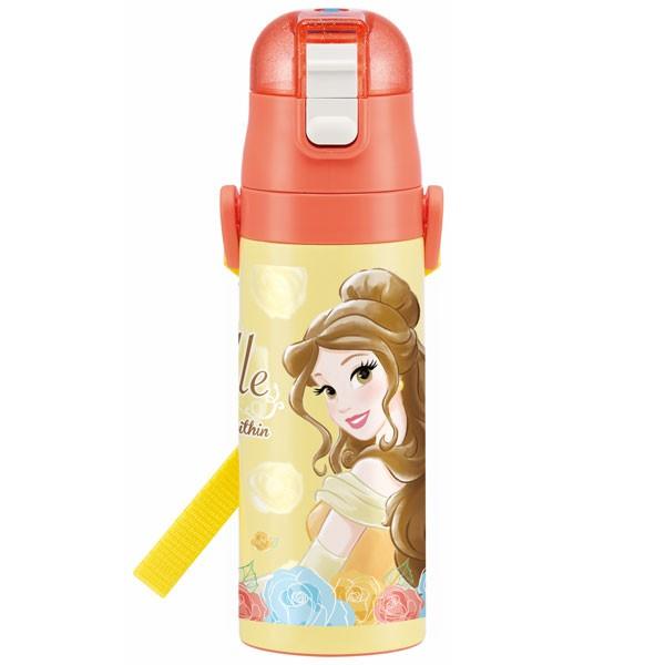 ディズニープリンセス 水筒 超軽量 ロック付ワンプッシュダイレクトステンレスボトル 470ml ベル18 美女と野獣 住マイル 通販 Yahoo ショッピング