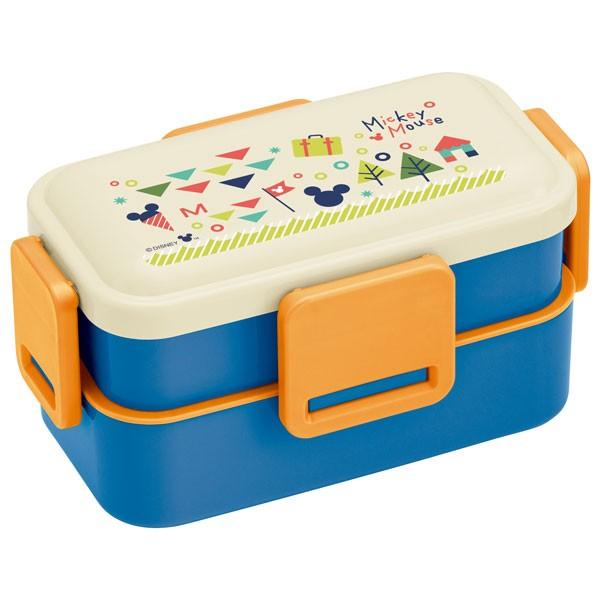 ミッキーマウス 弁当箱 2段 2段ふわっと弁当箱 600ml Mickey Mouse Vacation バケーション 住マイル 通販 Yahoo ショッピング