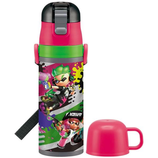 保温 保冷 超軽量 2way ステンレス ボトル 430ml スプラトゥーン2 スプラ2 子供用 水筒 軽量 コップ付 ロック付 直飲み ショルダーベルト 肩ひも付き 遠足 住マイル 通販 Yahoo ショッピング