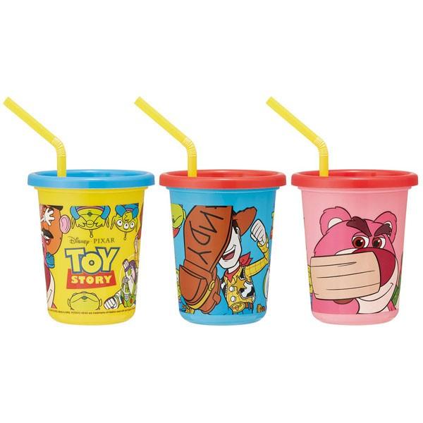トイストーリー ストロー付き コップ ストロー付 タンブラー 3ml 3個セット トイストーリー めかくし 住マイル 通販 Yahoo ショッピング