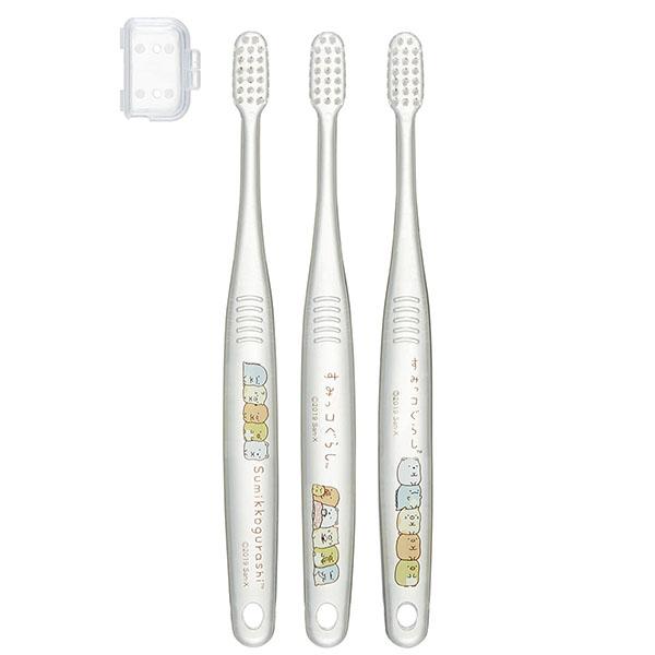 すみっコぐらし クリア 歯ブラシ 3本セット 6〜12才 「普通郵便送料
