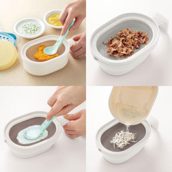 離乳食調理セット しまじろう ボーダー おかゆ 離乳食 調理 時短 ベビー 電子レンジ 簡単 すり鉢 裏ごし おろし 保冷剤 こどもちゃれんじ スケーター 住マイル 通販 Yahoo ショッピング
