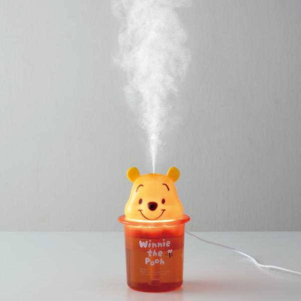 Disney（ディズニー） 光る卓上ダイカットミスト加湿器 くまのプーさん