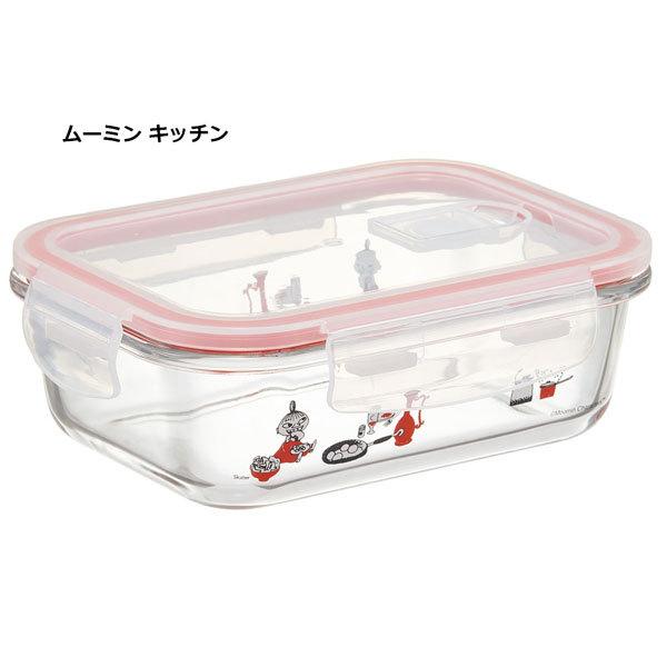 MOOMIN（ムーミン） 耐熱ガラス製 4点ロック保存容器 650ml / ムーミン