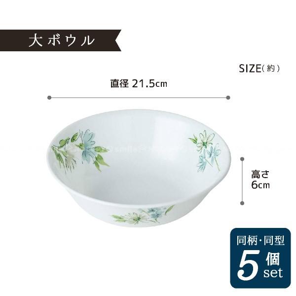 CORELLE（コレール） フェアリーフローラ 大ボウル 5個セット CP-9486