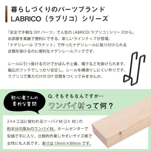 Labrico ナゲシレールフック ラブリコ 長押 ナゲシ 1 4 パイン材 Diy パーツ 棚 壁 石膏ボード 賃貸 フック 自由 模様替え ワンバイ 角材 木材 おしゃれ 住マイル 通販 Yahoo ショッピング