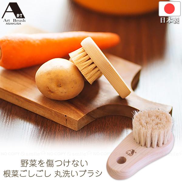 富士パックス販売 根菜ごしごし 丸洗いブラシ 「コンパクト便