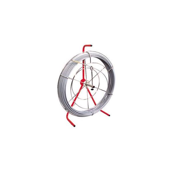 ジェフコム デンサン GL-0710RS シルバーグラスライン(小型Φ7mm) 線+フレーム 100m (64010863)
