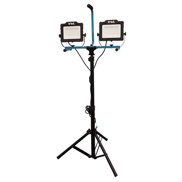 三共コーポレーション trad TUL-502W 三脚式LED薄型投光器 50W×2灯