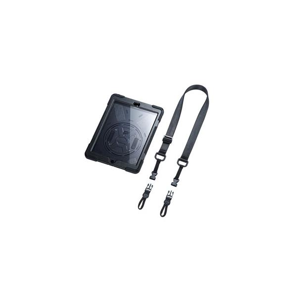 �T�����T�v���C PDA-IPAD1620BK iPad 10.2�C���`�@�O�ʕی�t�B���^�[�t�ϏՌ��P�[�X