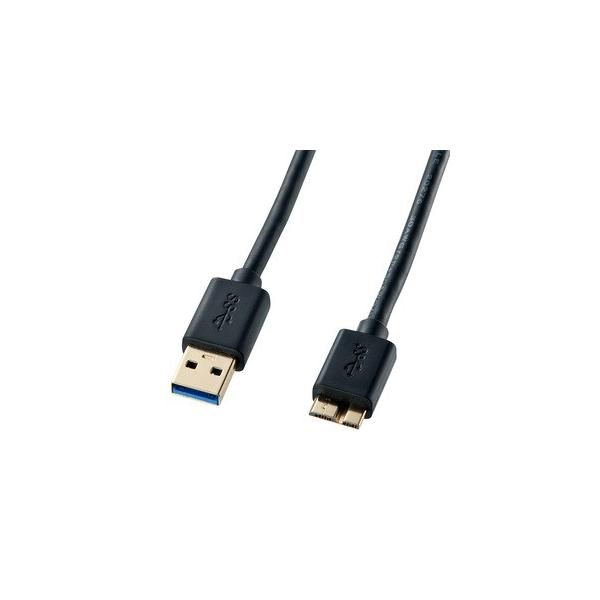 TTvC USB3.0}CNP[u(A-MicroB)1.8m KU30-AMC18BK