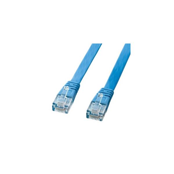 �T�����T�v���C UTP�G���n���X�h�J�e�S��5�����t���b�g�P�[�u���i���C�g�u���[�E10m�j LA-FL5-10LBK