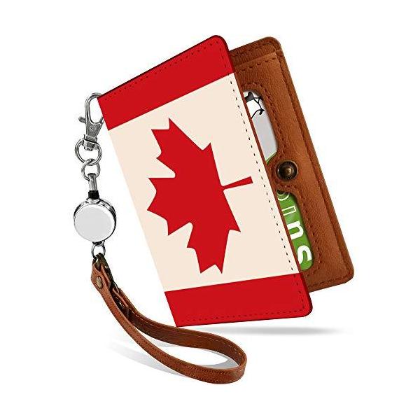 パスケース リール付き 国旗 カナダ かっこいい 世界の国旗 二つ折り 定期入れ 2枚 3枚 4枚 カードケース カード入れ カナダ国旗 旗  :20201017124621-00023:AWAJI-YA - 通販 - Yahoo!ショッピング