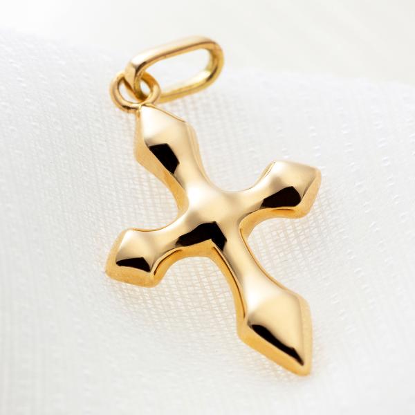 18金 ネックレス ペンダント メンズ レディース クロス 十字架 K18 18K