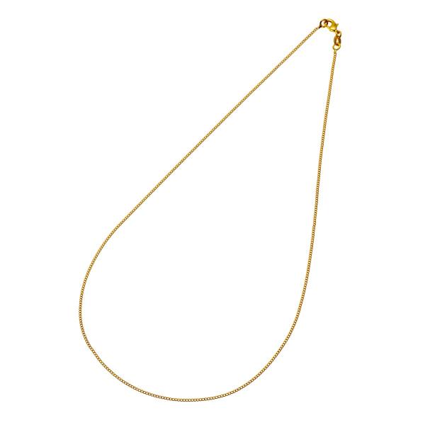 18金 メッキ 喜平 キヘイ チェーン ネックレス 45cm 18KGP イエロー