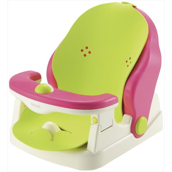 【商品サイズ】幅32.5cm 奥行41.5cm 高さ34cm【材質】ABS・EVA・エラストマー【対象年齢】2ヵ月頃〜24か月ごろ【商品名】バスチェアマット付Ｒ