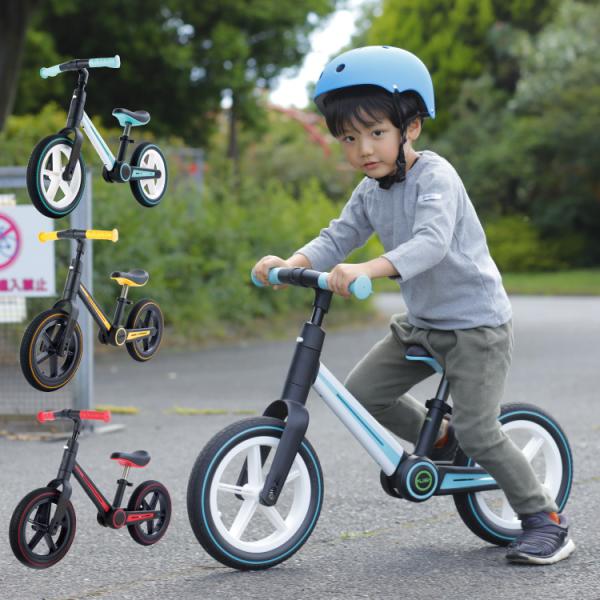 【商品情報】サイズ：幅37×長さ90×53or57cm（12インチ）幅35.5×長さ65×高さ46cm(折りたたみ時)サドル高：35〜40cmハンドル高：53・57cm（2段階調整可能）重量：3.7kg材質：本体:ABS混合アルミハンドグリ...