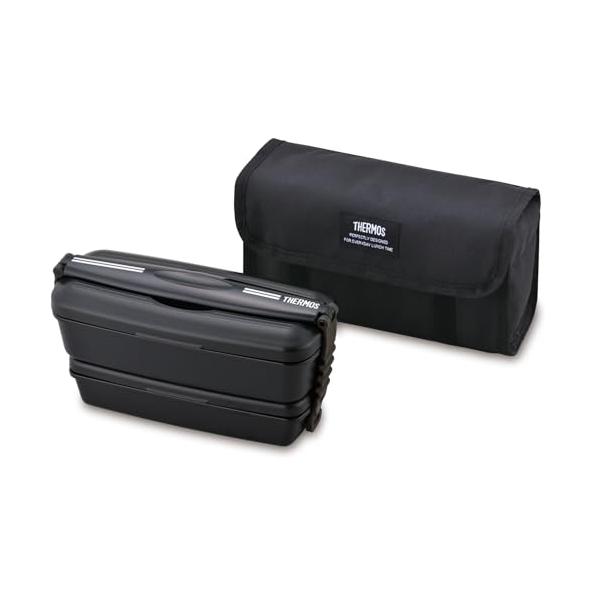 サーモス 弁当箱 2段 フレッシュランチボックス 900ml ディープブラック DJB-906W DPBK