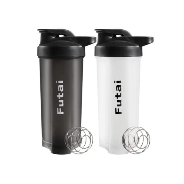 Futai(フタイ) プロテインシェイカー ブラッククリア 700ml 2個セット :20230122223606-00092:スマイル21本店 通販 訳あり Futaiプロテインシェイカー クリア 700ml