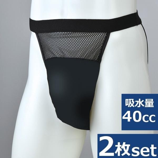 ジャパニーズふんどし 爽快男子 2枚セット 尿漏れパンツ 失禁パンツ 男性用 尿もれ ちょい漏れパンツ メンズ 軽失禁パンツ 失禁対策 日本製 メール便 送料無料