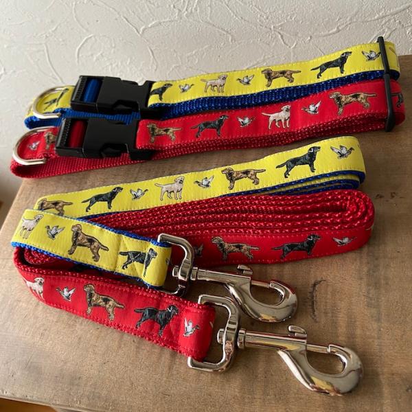 ラブラドールレトリバー 首輪＆リードのセット アメリカ製