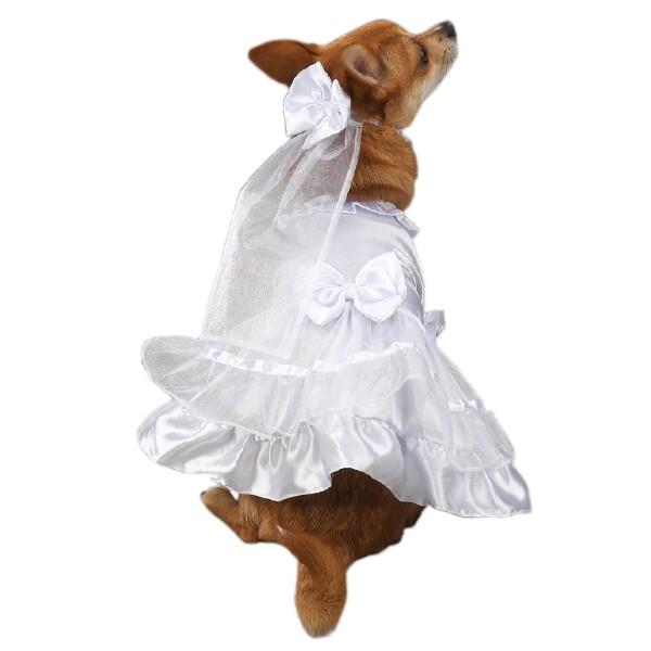 犬用 ウエディングドレス 【ＸＬサイズ】 :gwxl:スマイルドッグ愛犬