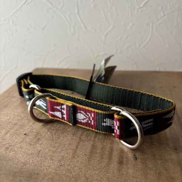 ハーフチョークカラー・Lサイズ・18mm幅トレイルミックス柄48-68cm　LUPINEルパイン アメリカ製　軽量　丈夫 大型犬用マーチンゲール
