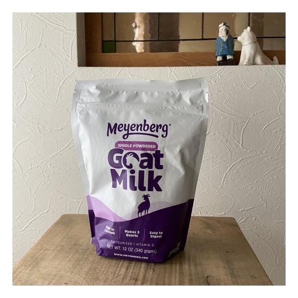 他サイト： 日本から発送ですぐにお届け★メインバーグ　ゴートミルク　ヤギミルク　Meyenberg Whole Powdered Goat Milk 340ｇ　12oz アメリカ直輸入の商品画像