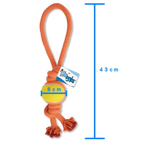 t[v@ejX^O@Grriggles Ruff Rope Tennis Tugs
