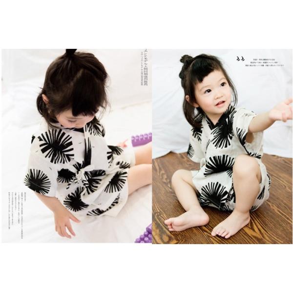 甚平 キッズ 浴衣 白黒 浴衣セット 子供服 女の子 男の子 花火 ウニ 可愛い セットアップ Buyee Buyee Japanese Proxy Service Buy From Japan Bot Online
